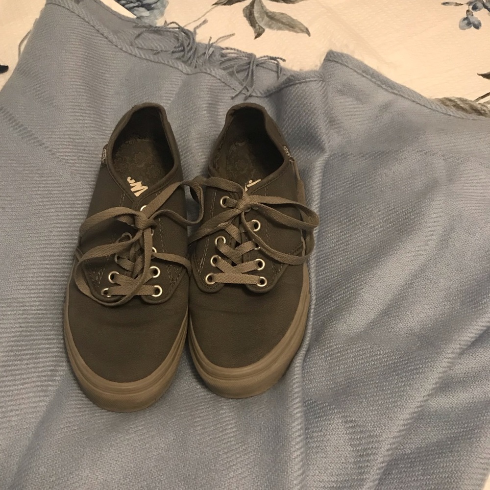 Dark Grey Low-Rise Vans
